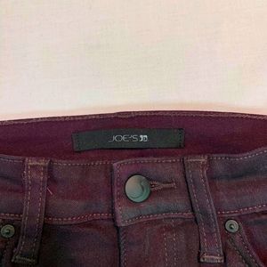 Joes Jeans purple coated